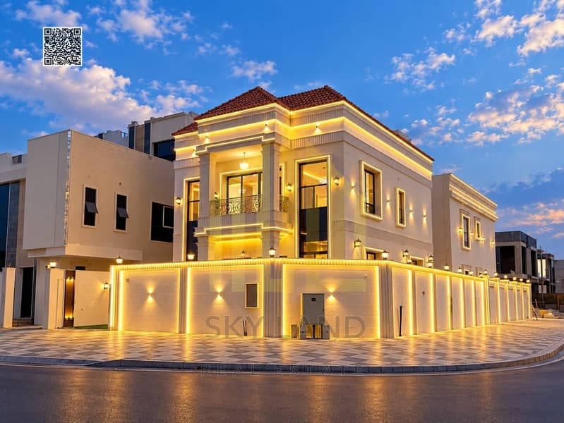 Corner villa for sale – direct from owner – 3 floors – registration fees included – freehold – good price., Al Helio
