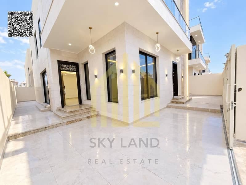 Luxury modern villa for sale in Al Helio | Ground floor, first floor, and roof | Registration fees included | Prime location near schools and amenitie, photo 3