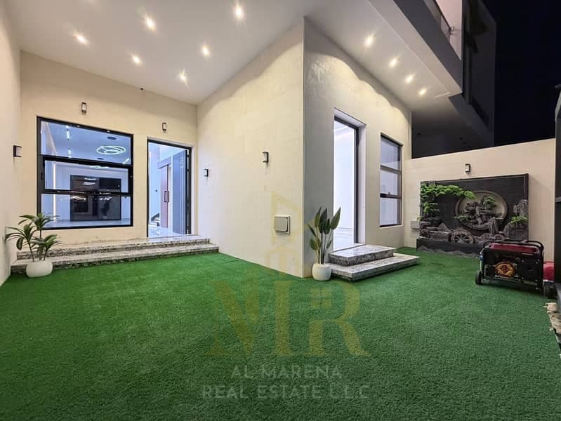 Luxury villa for sale in Al Helio 2 – Ajman | Includes electricity and water | Located on a main road with an 18-meter setback | 4 master bedrooms | R, photo 2
