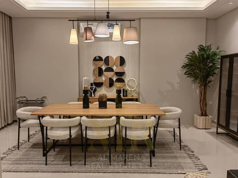 Prime opportunity in Jasmine City, ground & first floor with super deluxe finishes, including utilities, ACs & furniture, ready to transfer, Al Yasmeen