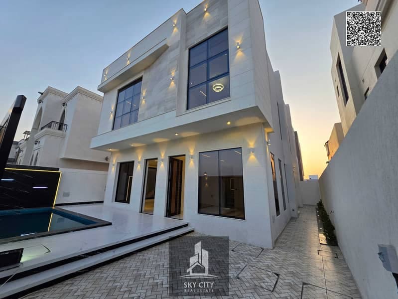 Move-in ready; includes electricity, water, and registration/ownership transfer fees. Two-story house featuring 5 bedrooms, a swimming pool, and a lar, Al Helio