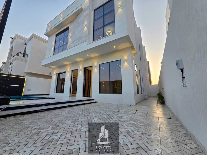 Move-in ready; includes electricity, water, and registration/ownership transfer fees. Two-story house featuring 5 bedrooms, a swimming pool, and a lar, photo 3